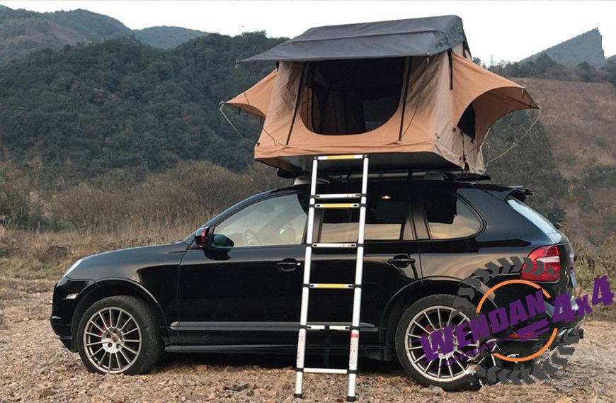 El acampar automático popular de la prueba del escape de la protección solar del coche de la tienda del top del tejado de 4 personas