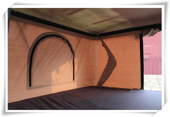 Tienda dura del top del tejado de la cáscara de la fibra de vidrio de una sola capa de alta calidad con el toldo lateral