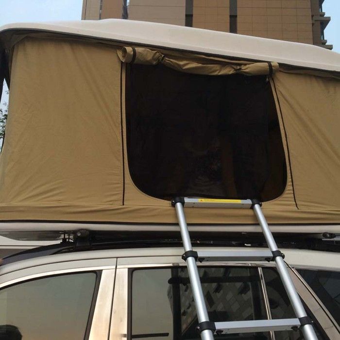 Tienda de encargo de una sola capa, rectángulo del top del tejado del coche de la fibra de vidrio 4X4 formado