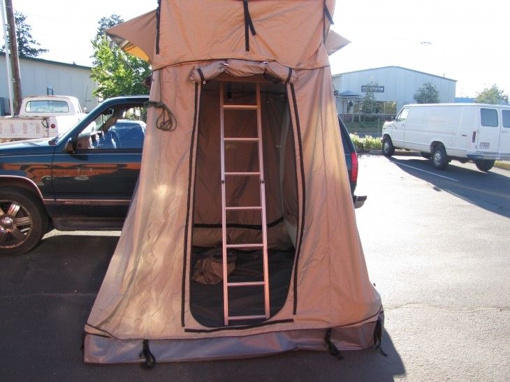 4x4 portátiles surgen la tienda superior del tejado para el viaje al aire libre que camina acampar